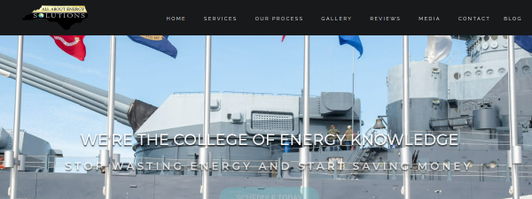 allaboutenergysolutions.com website screenshot