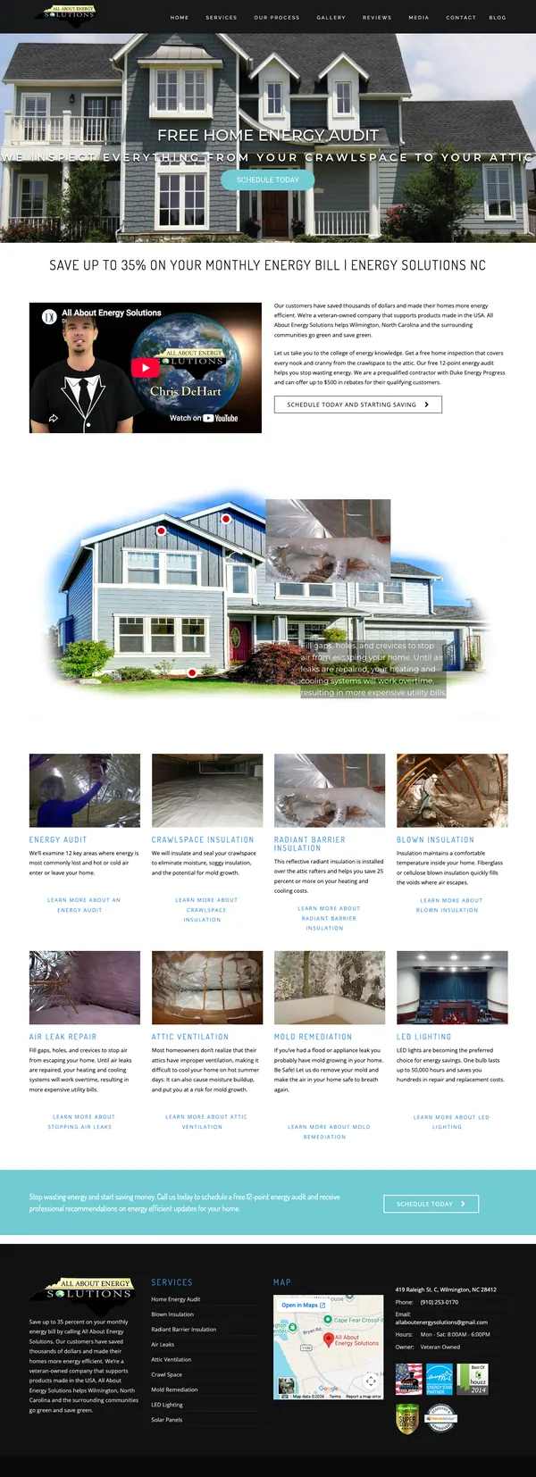 allaboutenergysolutions.com website screenshot