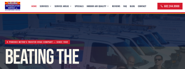 azrs.com website screenshot