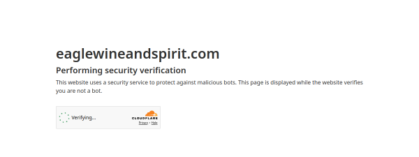 eaglewineandspirit.com website screenshot