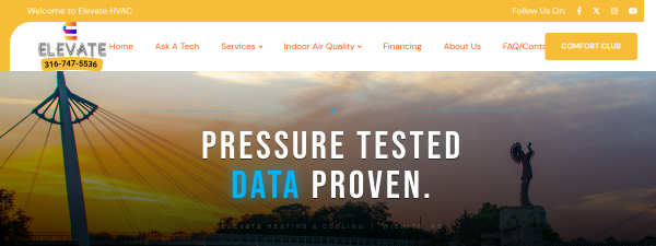 elevateks.com website screenshot
