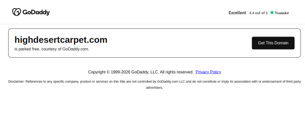 highdesertcarpet.com website screenshot