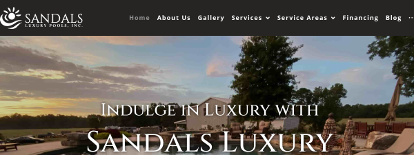 poolcustoms.com website screenshot