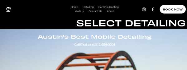 selectdetailingaustin.com website screenshot