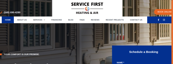 servicefirstva.com website screenshot