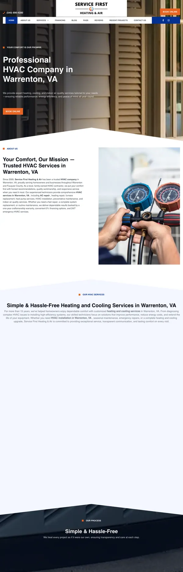 servicefirstva.com website screenshot