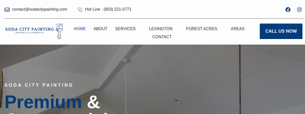 sodacitypainting.com website screenshot