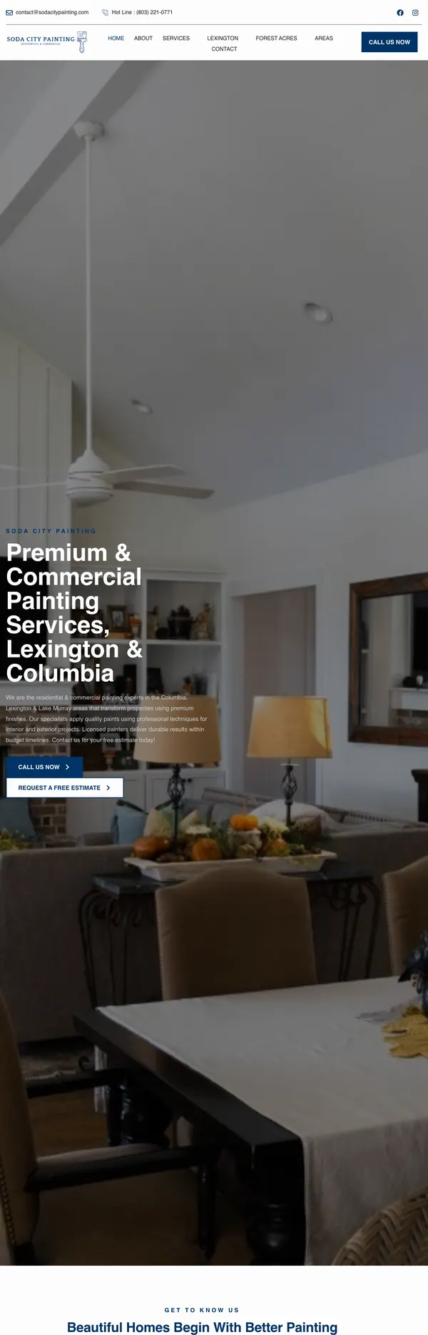sodacitypainting.com website screenshot