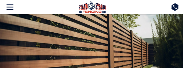 standstrongfencing.com website screenshot